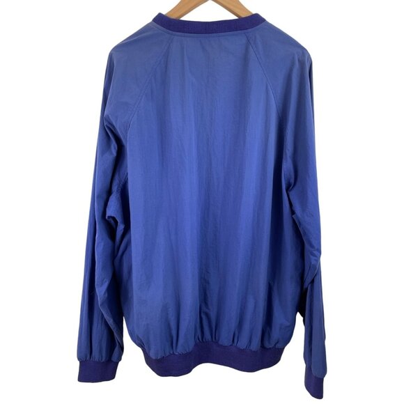 Vintage Duckster Wright Patterson Golf Club Mens Size Large Blue Lined Pullover - Picture 2 of 10